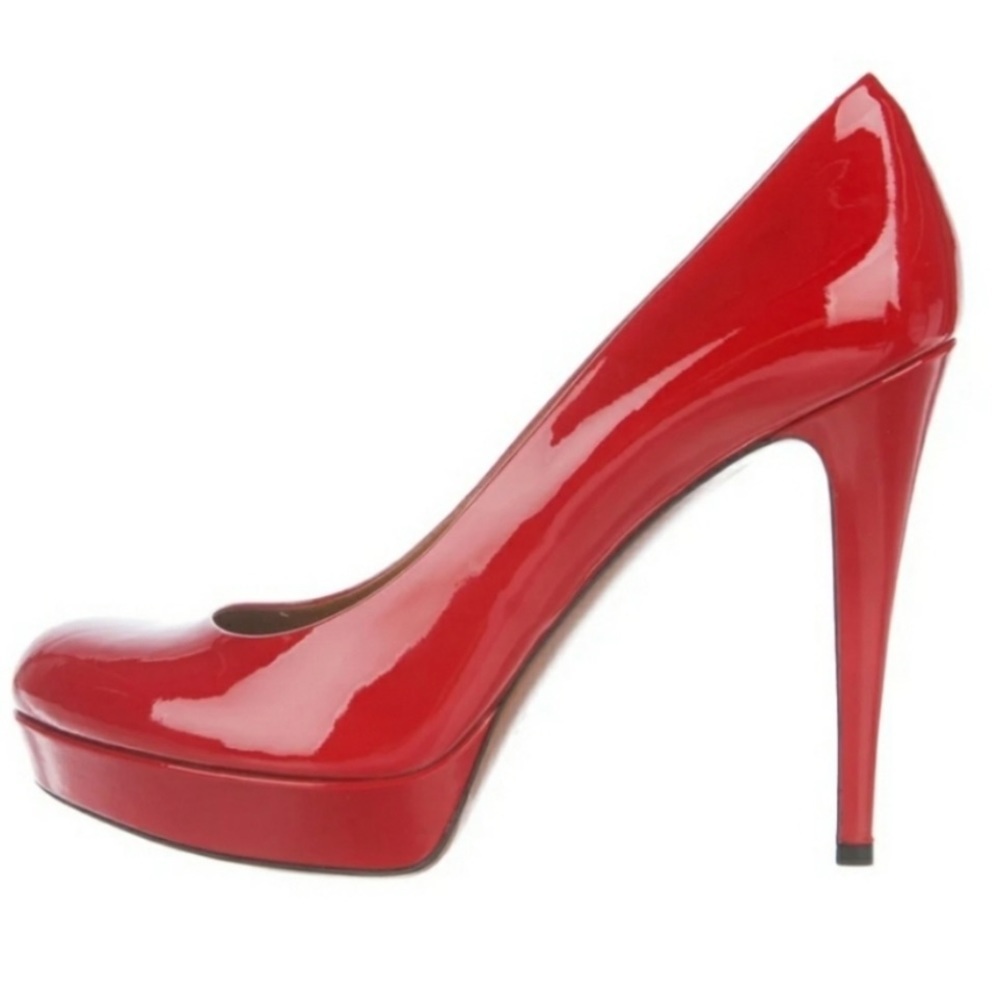 Gucci Red Patent Leather Pumps - Picture 8 of 8